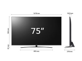 LG 70UQ8100 4K Smart TV méretek.