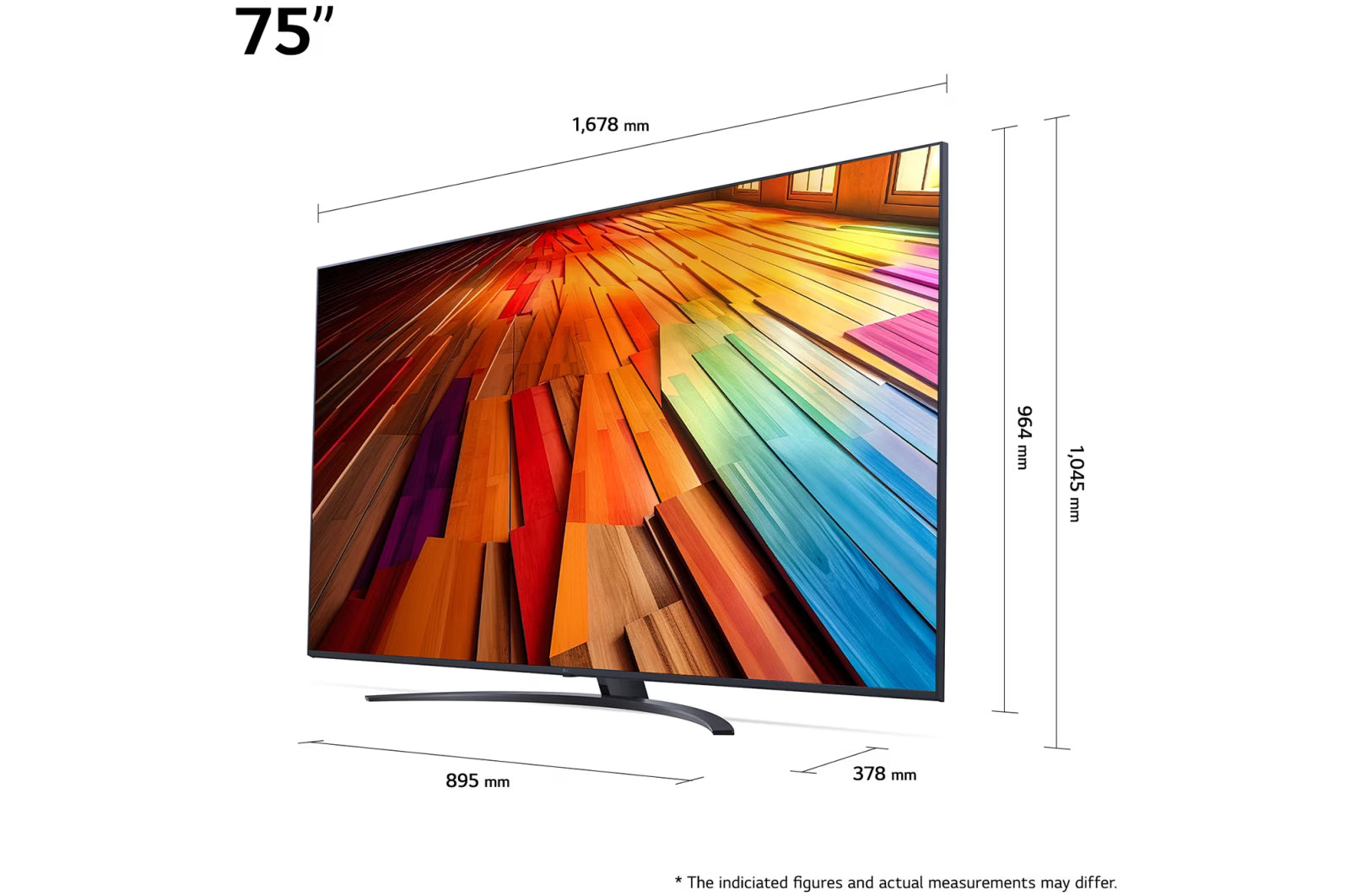 LG 75" UT8100 | 4K HDR WebOS AI Smart TV
