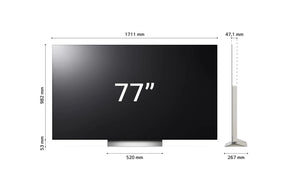 LG 77" C2 OLED evo | 4K HDR Smart 120Hz 1ms Gaming TV