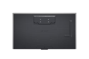 LG 77M4 OLED televízió hátulnézetben.
