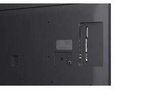 LG 43NANO80A televízió hátlapi és oldalsó csatlakozói.