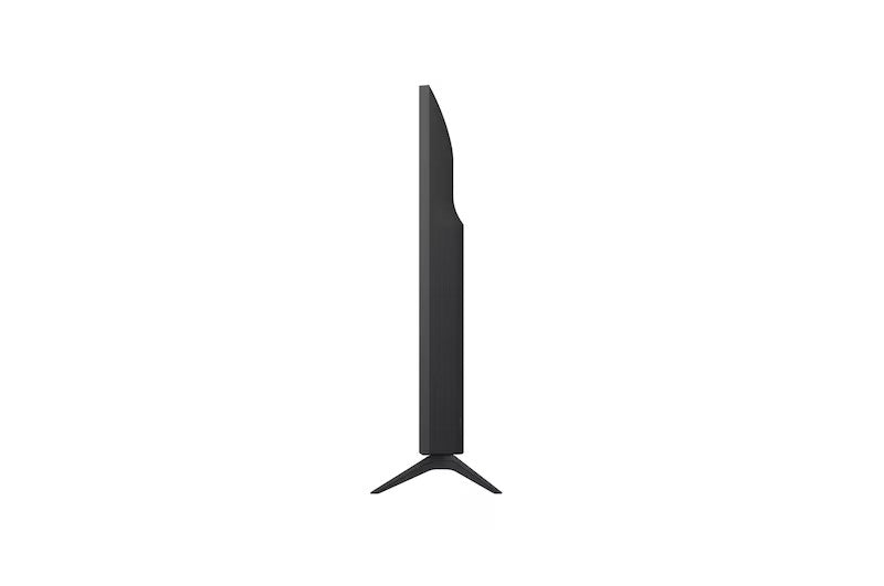 LG UA7500 szériás Smart televízió oldalnézetben talpon.