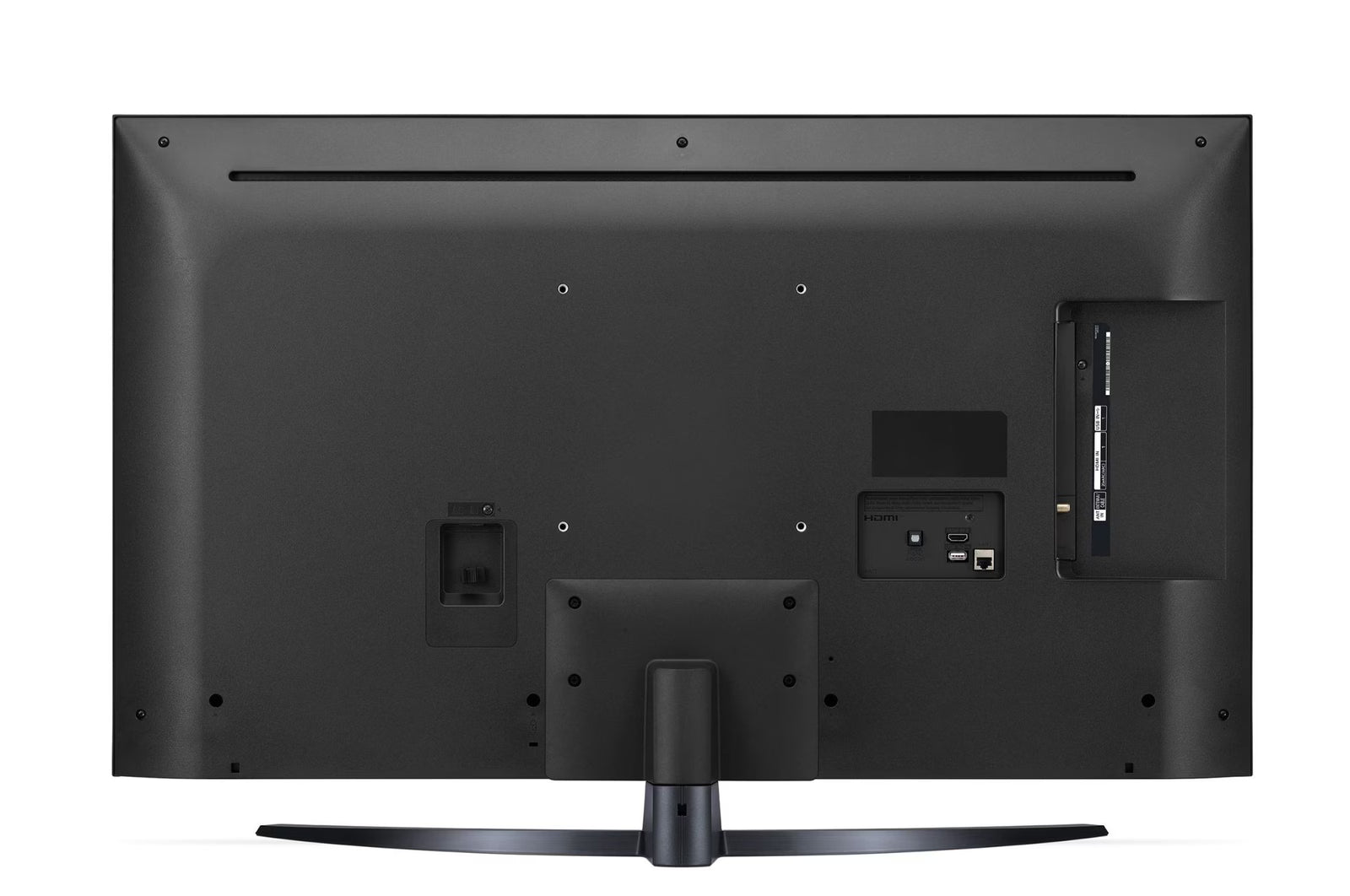 LG 55UT8100 Smart televízió hátulnézetben.