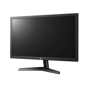 LG 24" UltraGear FHD 144Hz 1ms TN Paneles Gamer Monitor, enyhe oldalnézet, 24GL600F