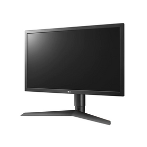 LG 24" UltraGear FHD 144Hz 1ms TN Paneles Gamer Monitor enyhén elfordítva, 24GL650-B