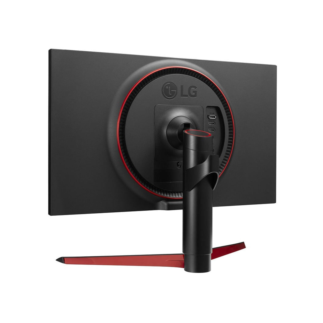 LG 24" UltraGear FHD 144Hz 1ms TN Paneles Gamer Monitor hátlapi nézet elfordítva, 24GL650-B