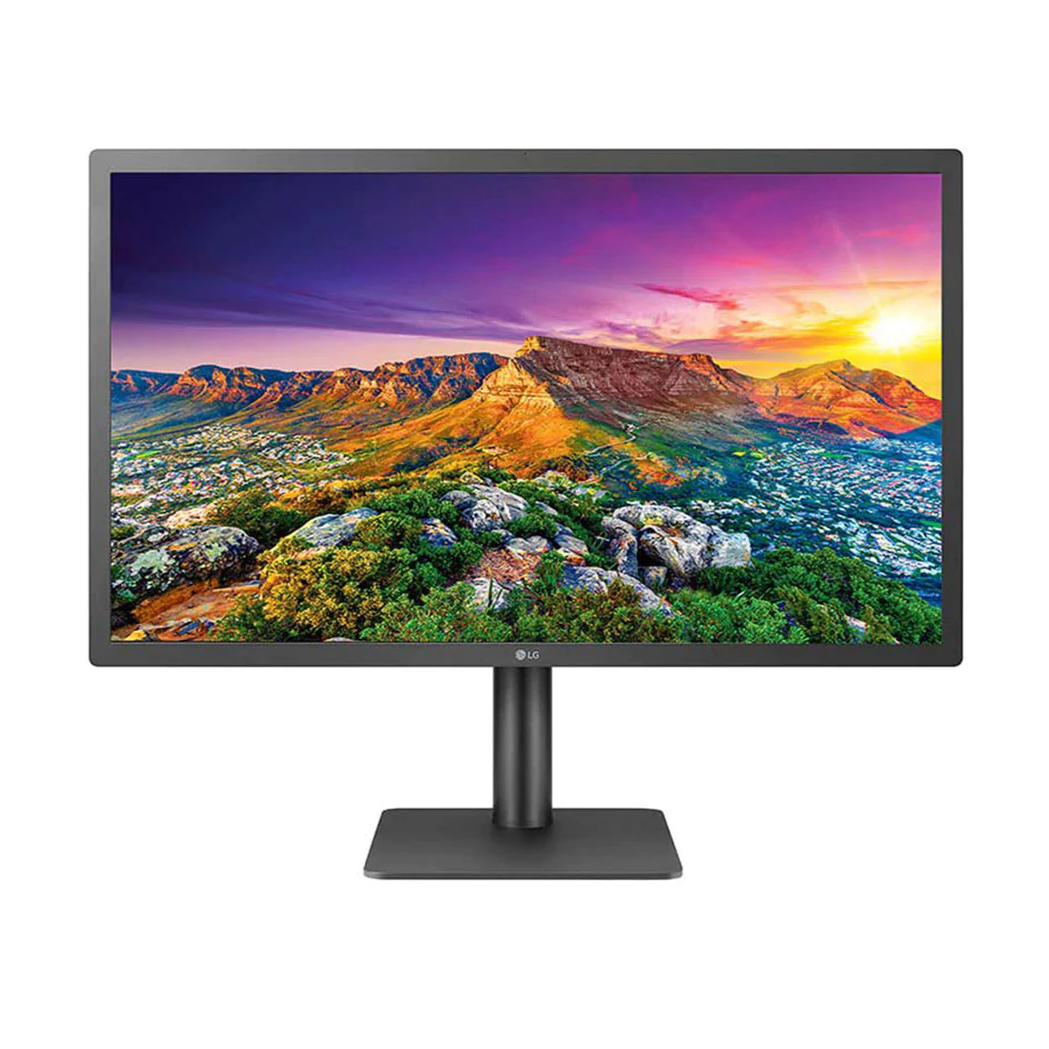 LG 24" UltraFine 4K UHD IPS MacBook Monitor előlnézet természet tájkép, 24MD4KL-B