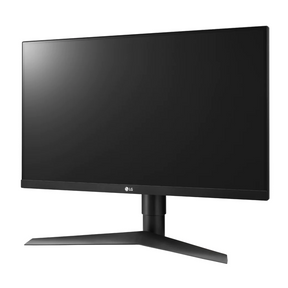 LG 27" UltraGear FHD 144Hz 1ms IPS Gamer Monitor előlnézet enyhén elfordítva, 27GL63T-B