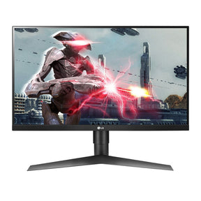 LG 27" UltraGear FHD 144Hz 1ms IPS Gamer Monitor előlnézet, 27GL63T-B