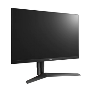 LG 27" UltraGear FHD 144Hz 1ms IPS Gamer Monitor előlnézet jobra fordítva, 27GL63T-B