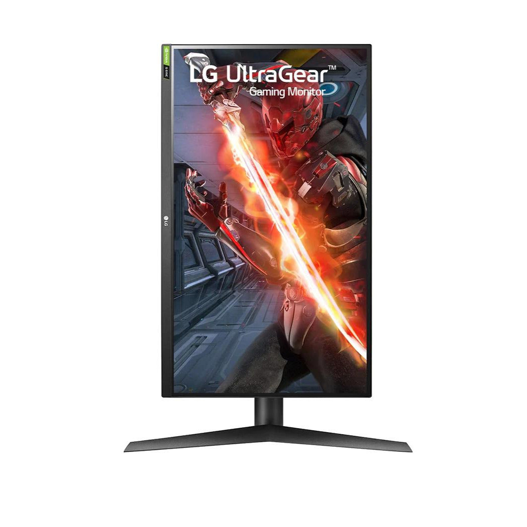 LG 27" UltraGear FHD 240Hz 1ms IPS Gamer Monitor pivot módban elforgatva, 27GN750-B