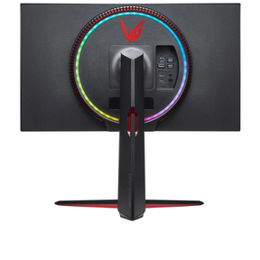 LG 27" UltraGear 4K UHD 160Hz 1ms Nano IPS Gamer Monitor hátulnézet csatlakozókkal rgb led világítással, 27GN950-B