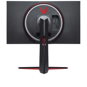 LG 27" UltraGear 4K UHD 160Hz 1ms Nano IPS Gamer Monitor hátulnézet csatlakozókkal rgb nélkül, 27GN950-B