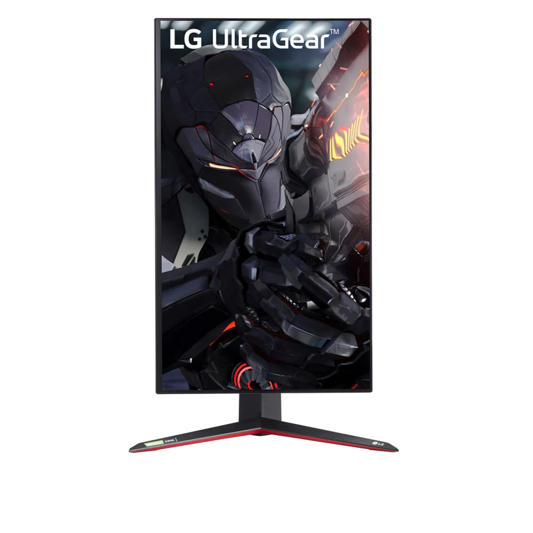 LG 27" UltraGear 4K UHD 160Hz 1ms Nano IPS Gamer Monitor pivot módban elforgatva 27GN950-B