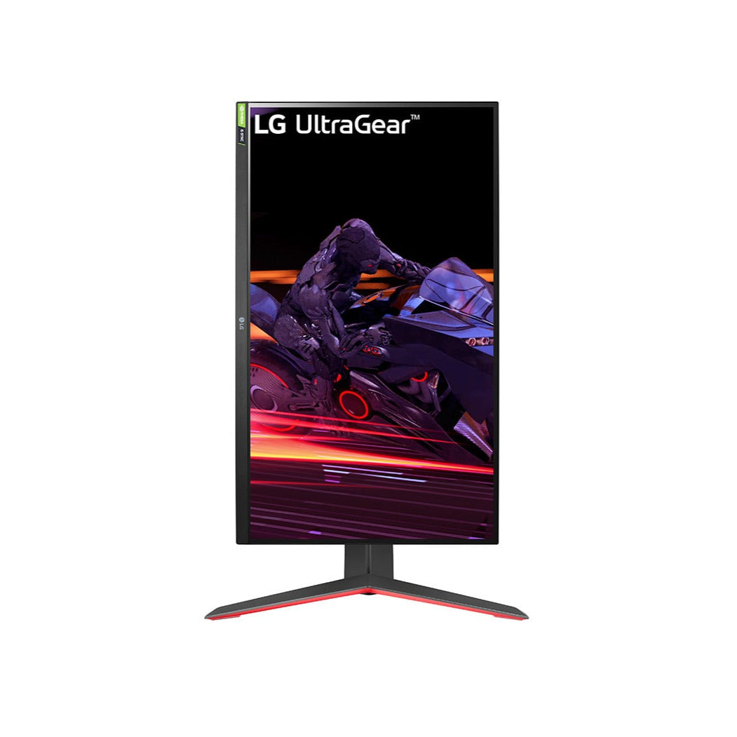 LG 27" UltraGear FHD 240Hz 1ms IPS Gamer Monitor pivot módban elforgatva, 27GP750-B