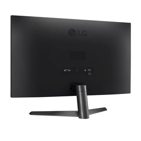 LG 27" FHD 75Hz 1ms FreeSync IPS Gamer Monitor hátulnézet enyhén balra fordítva, 27MP60G-B