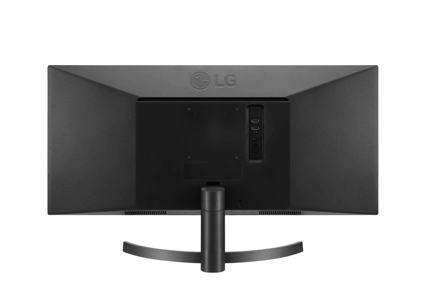 LG 29" UltraWide 21:9 FHD 75Hz FreeSync HDR IPS Monitor hátlapi nézet csatlakozókkal, 29WL500-B