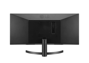 LG 29" UltraWide 21:9 FHD 75Hz FreeSync HDR IPS Monitor hátlapi nézet csatlakozókkal, 29WL500-B