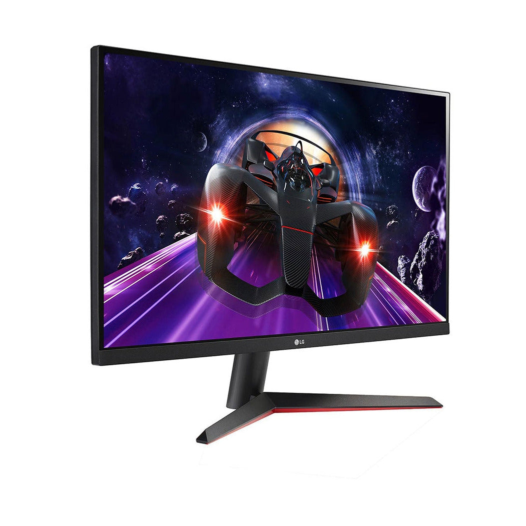 LG 32" Full HD 75Hz 1ms FreeSync IPS LED Gamer Monitor előlnézet jobbra fordítva, 32MP60G-B