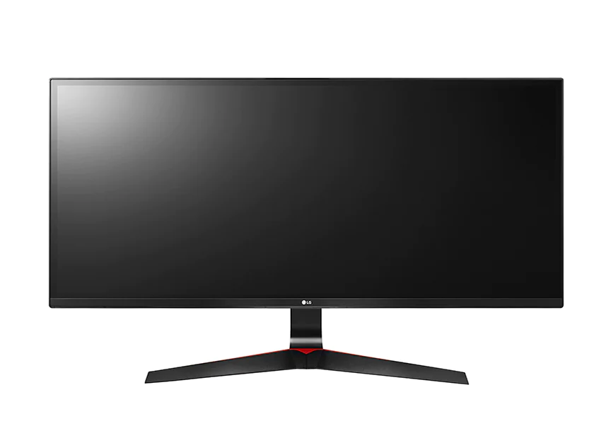 LG 34" UltraWide FHD 75Hz 1ms FreeSync IPS Gamer Monitor előlnézet, 34UM69G-B