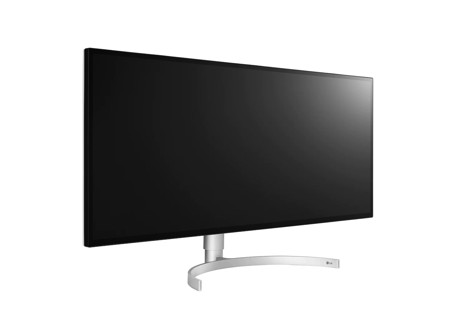 LG 34" UltraWide 5K UHD ThunderBolt Nano IPS Monitor előlnézet  jobbra fordítva, 34WK95U-W