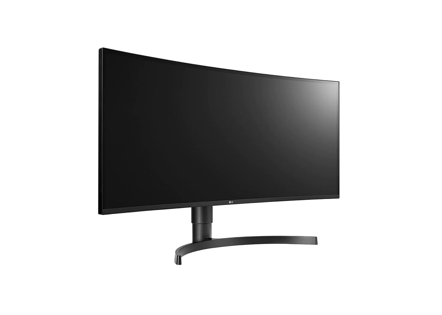 LG 34" Ívelt UltraWide 2K WQHD FreeSync HDR IPS Monitor előlnézet jobbra fordítva, 34WL85C-B